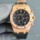 Copy Audemars Piguet Royal Oak Quartz 26331st Watch Blue Rubber Strap (2)_th.jpg